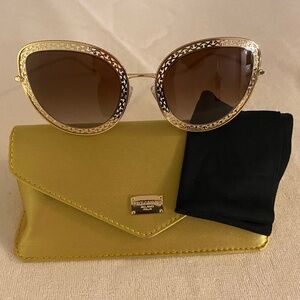 Brand new, never worn Dolce & Gabbana Cat-Eye Sunglasses